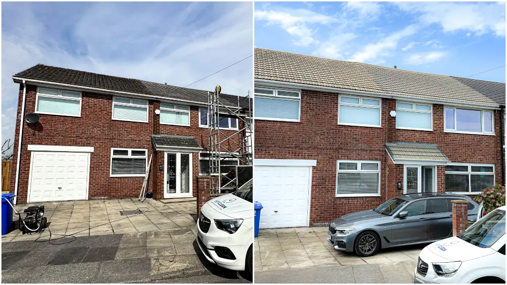 Customer roof clean result 6